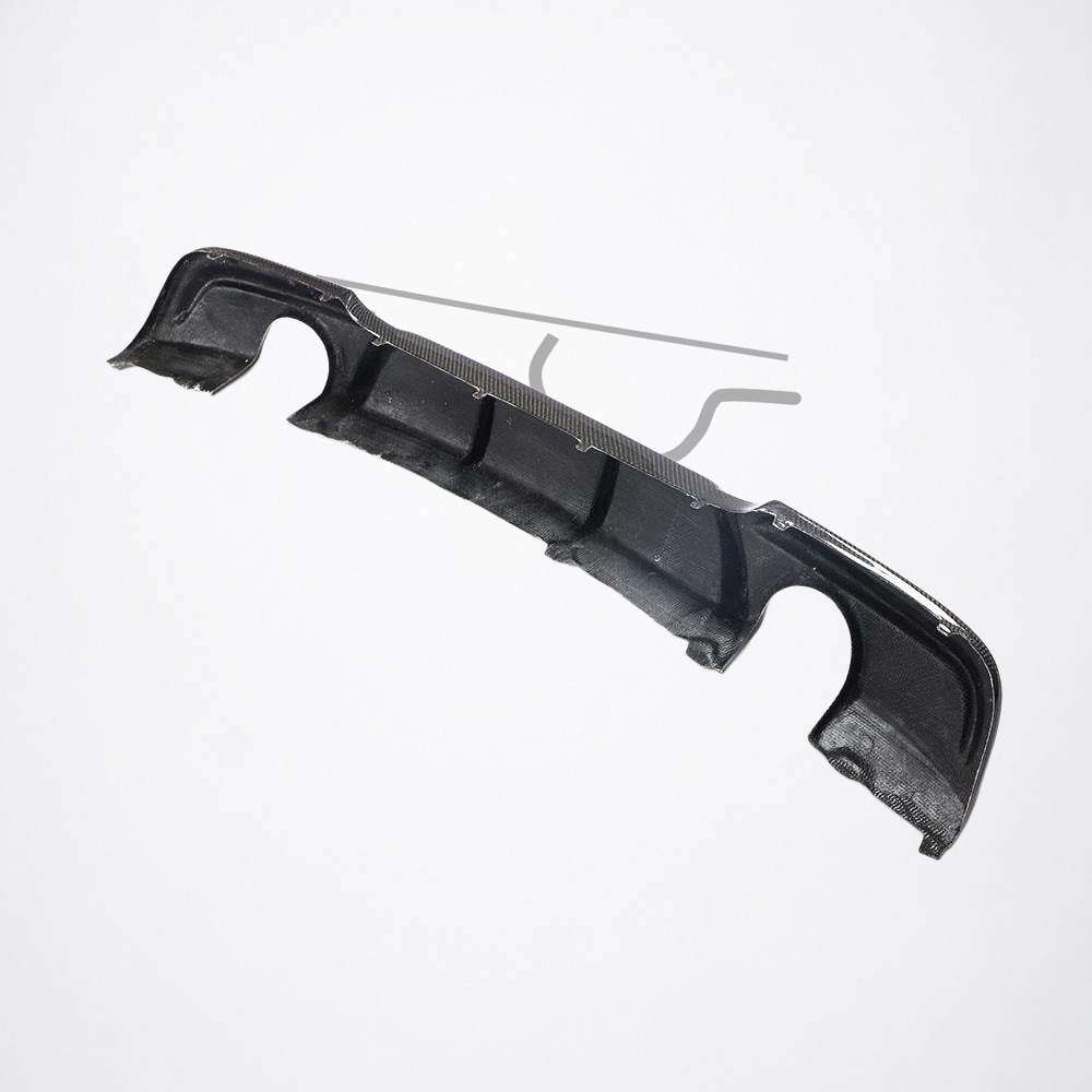 BMW E90 M Sport Dual-Exit Carbon Fiber Rear Diffuser