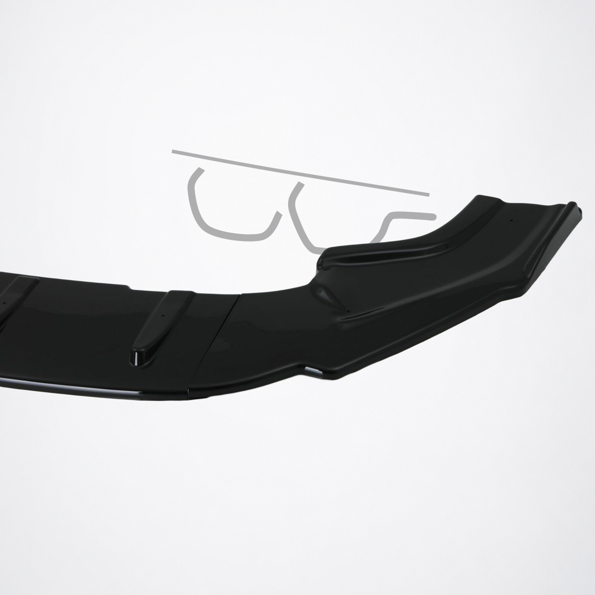 Volkswagen MK7/MK7.5 TCR-Style 3-Piece Front Lip