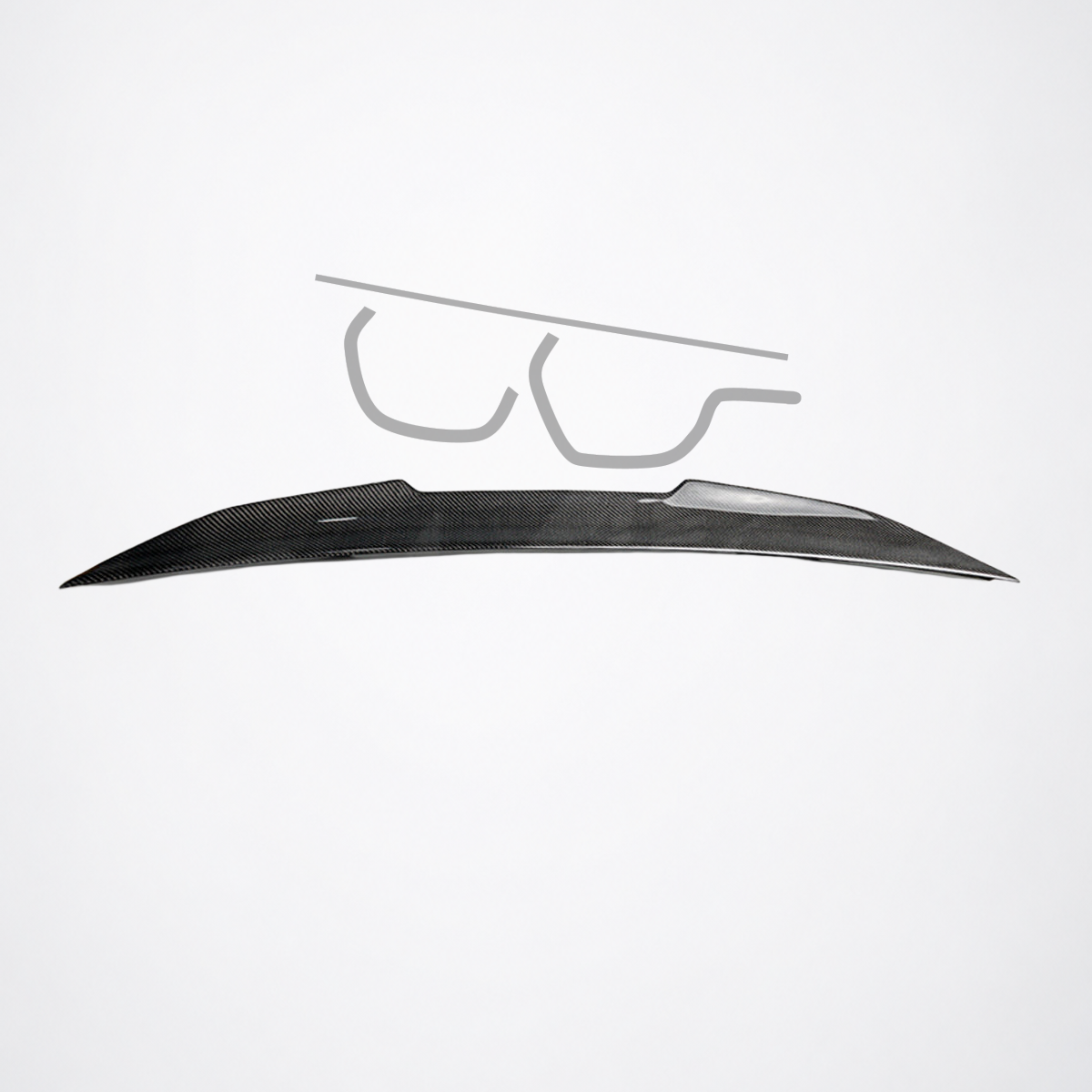 BMW E90 PSM-Style Carbon Fiber Trunk Spoiler