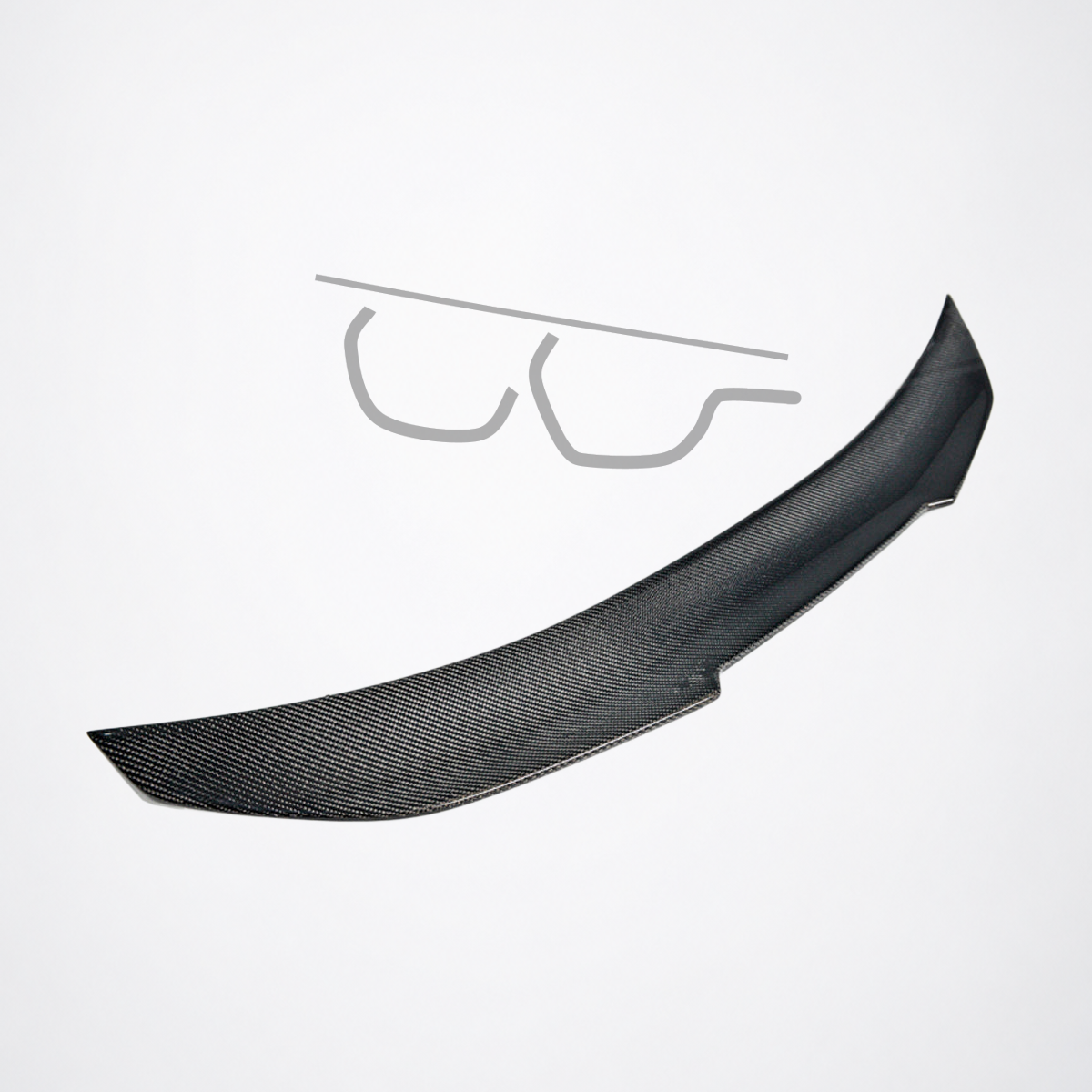 BMW E90 PSM-Style Carbon Fiber Trunk Spoiler