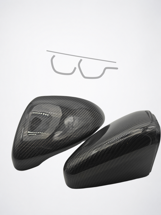 Volkswagen MK8 Carbon Fiber Mirror Caps – Monaco Auto