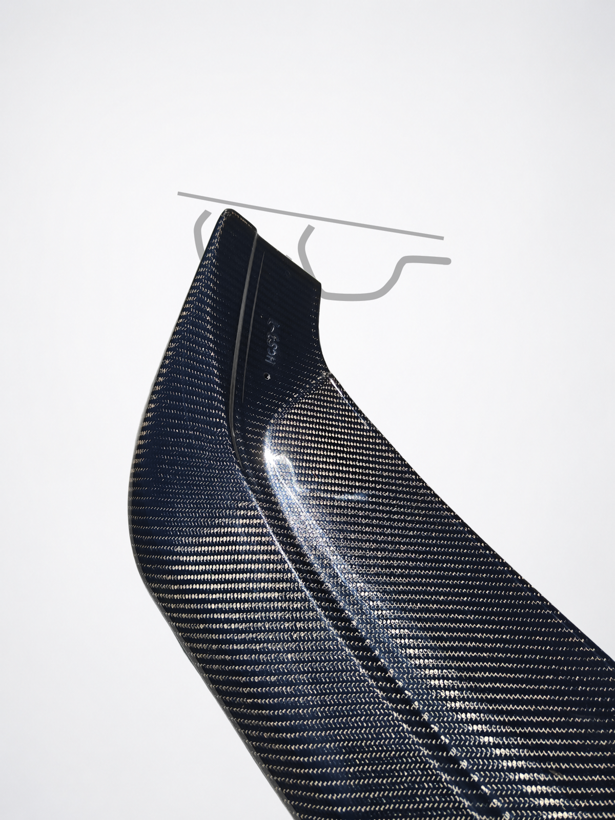 Volkswagen MK7/MK7.5 OSIR-Style Carbon Fiber Roof Spoiler