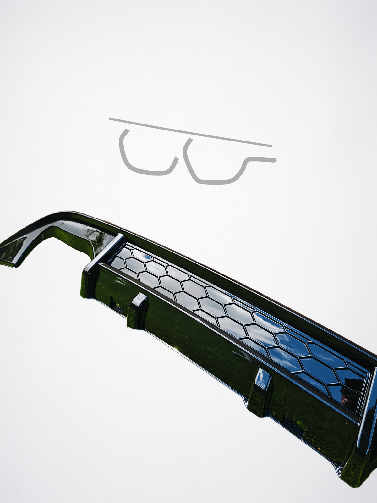 Volkswagen MK7 GTI Quad-Exit Rear Diffuser