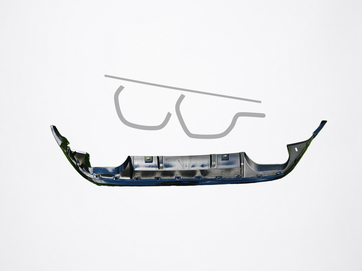 Volkswagen MK7 GTI Quad-Exit Rear Diffuser