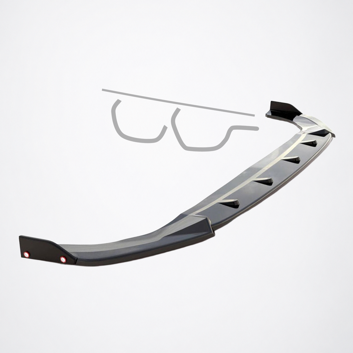 Volkswagen MK8 GTI Maxton-Style One-Piece Front Lip – Monaco Auto