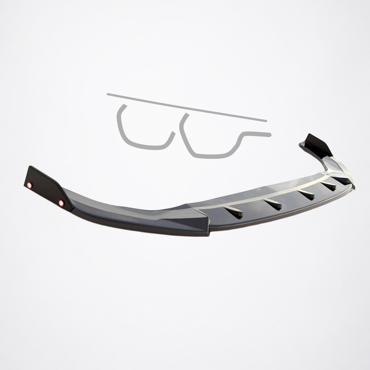 Volkswagen MK8 GTI Maxton-Style One-Piece Front Lip
