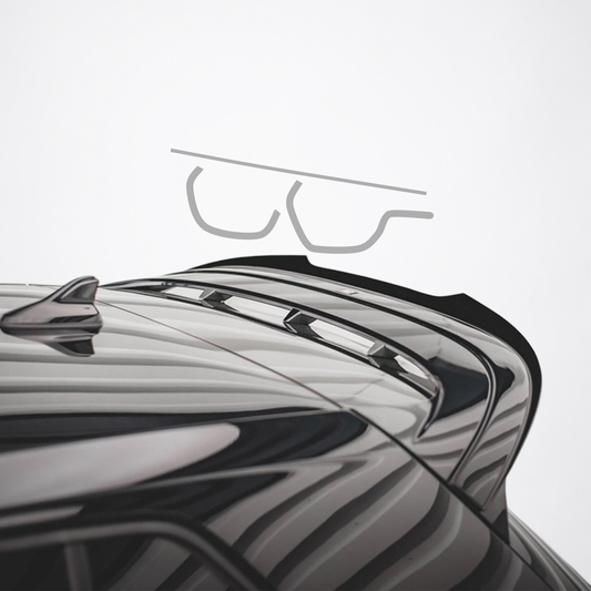 Volkswagen MK8 V2 Maxton-Style Add-On Roof Spoiler – Monaco Auto