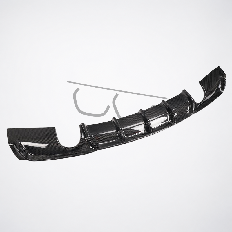 BMW F30 Dual-Exit Carbon Fiber Rear Diffuser