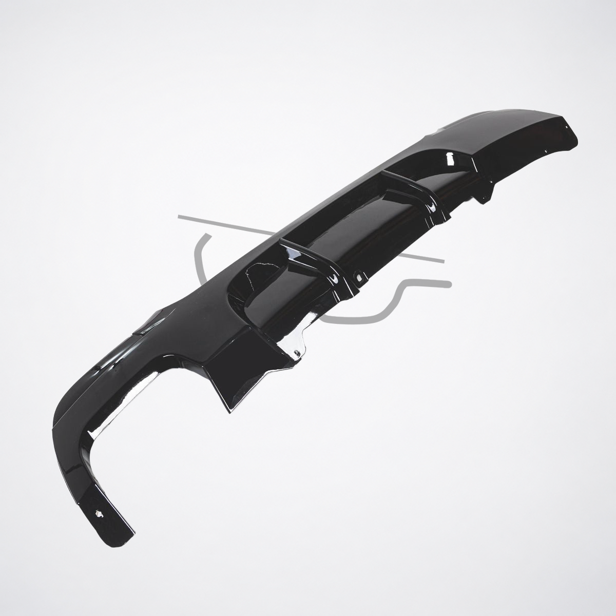 BMW E90 Pre-LCI Single-Exit Rear Diffuser