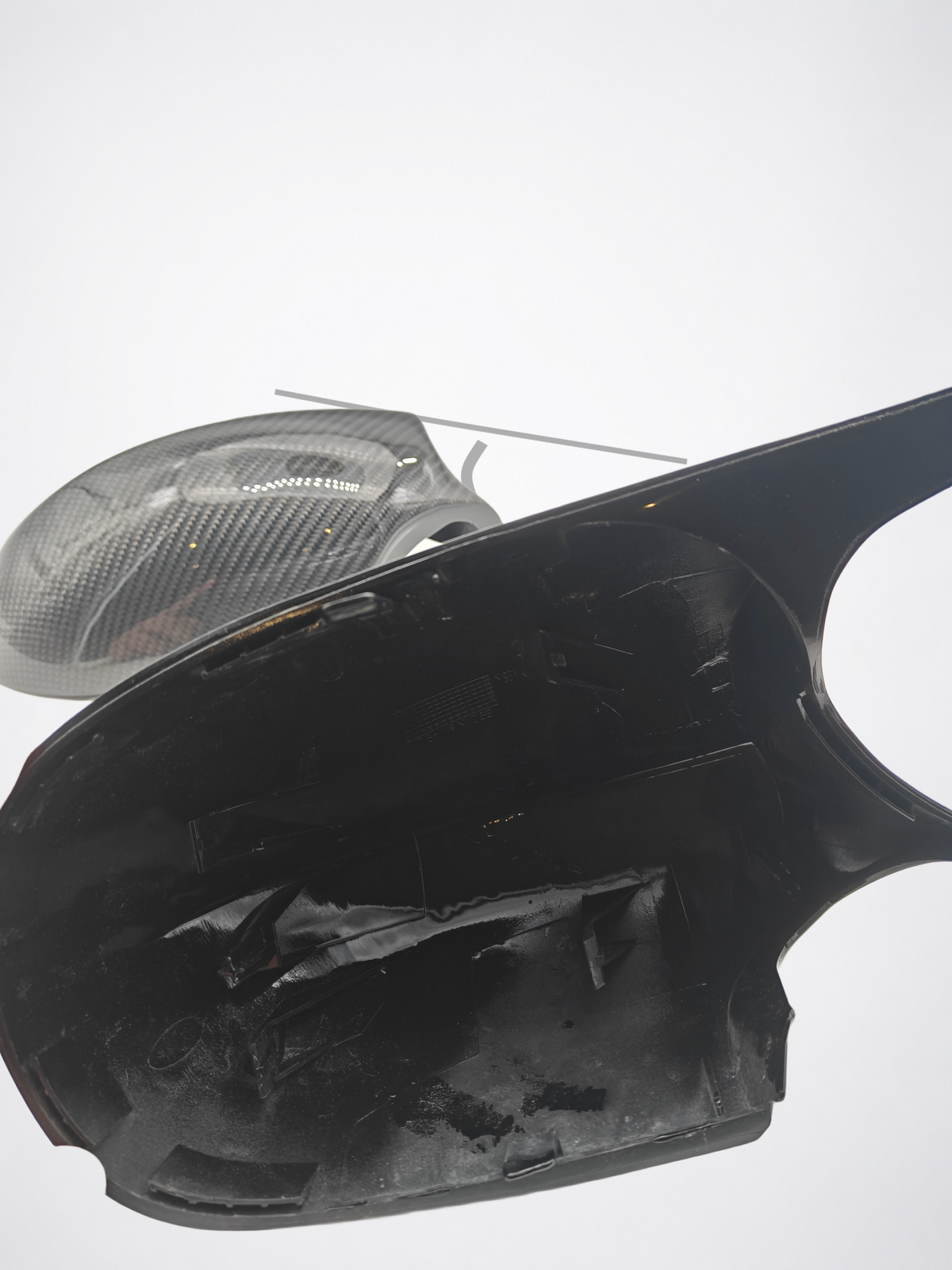 BMW E90 M Performance-Style Carbon Fiber Mirror Caps