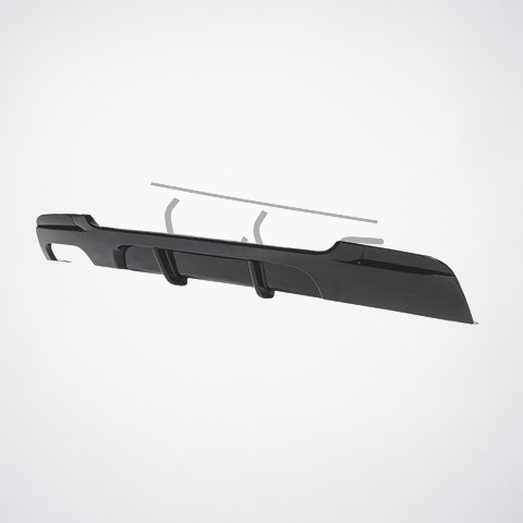 BMW E90 Pre-LCI Single-Exit Rear Diffuser