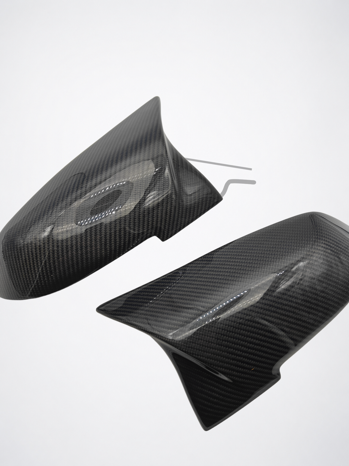 BMW F30 M Performance-Style Carbon Fiber Mirror Caps – Monaco Auto