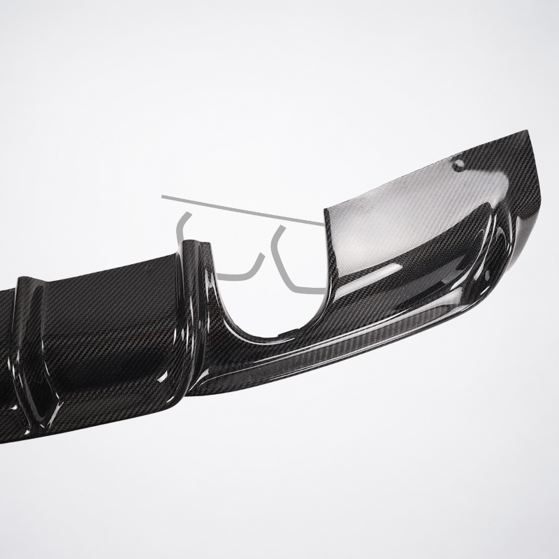 BMW F30 Dual-Exit Carbon Fiber Rear Diffuser