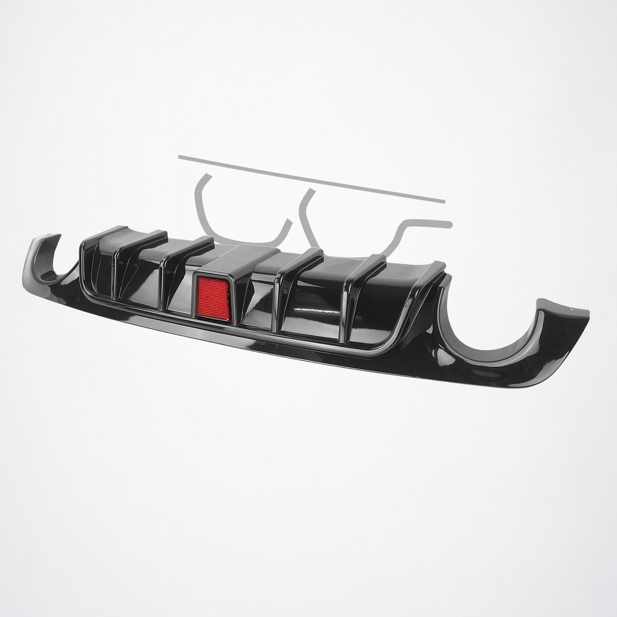Infiniti Q50 2018-2021 Rear Diffuser
