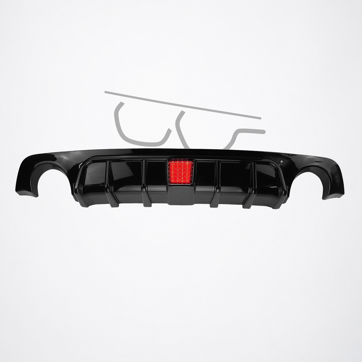 Infiniti Q50 2018-2021 Rear Diffuser – Monaco Auto