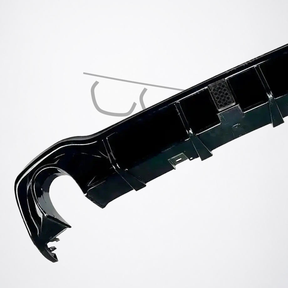 Volkswagen MK8 Rear Diffuser with Center Light
