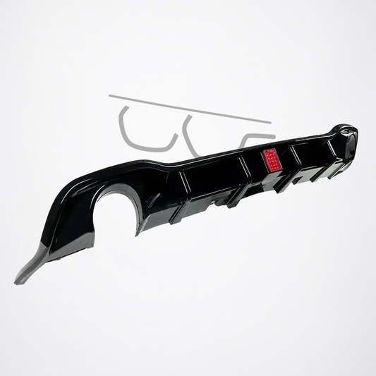 Volkswagen MK8 Rear Diffuser with Center Light – Monaco Auto