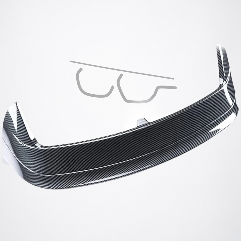 Volkswagen MK8 Clubsport-Style Carbon Fiber Roof Spoiler – Monaco Auto